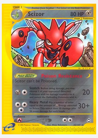 Scizor — catalogusbeeld
