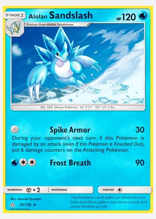 Alolan Sandslash — catalogusbeeld