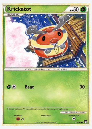 Kricketot — catalogusbeeld