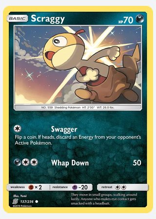 Scraggy — catalogusbeeld