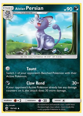 Alolan Persian — catalogusbeeld