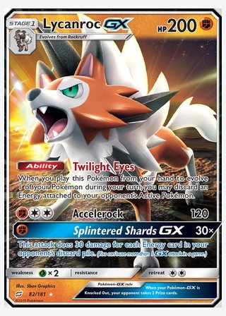 Lycanroc GX — catalogusbeeld