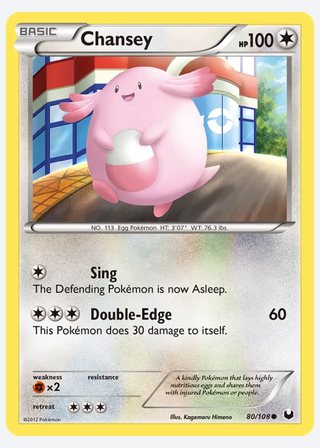 Chansey — catalogusbeeld