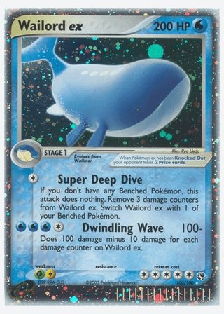 Wailord ex — catalogusbeeld