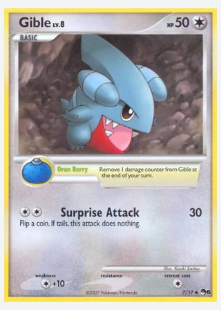 Gible — catalogusbeeld