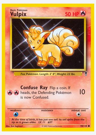 Vulpix — catalogusbeeld