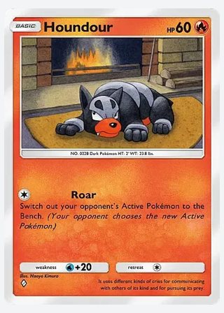Houndour — catalogusbeeld