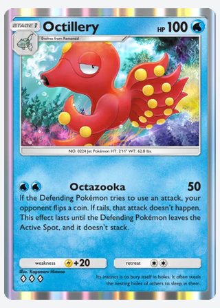Octillery — catalogusbeeld