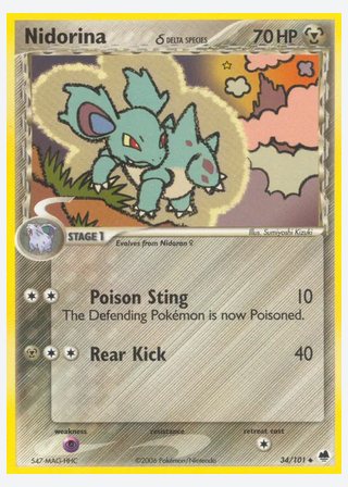Nidorina δ — catalogusbeeld