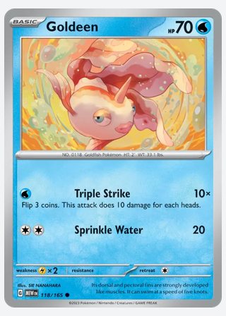 Goldeen — catalogusbeeld