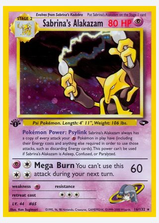 Sabrina's Alakazam — catalogusbeeld