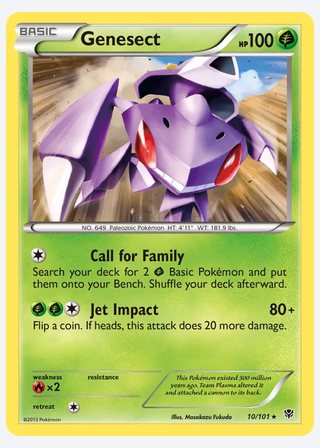 Genesect — catalogusbeeld