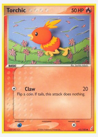 Torchic — catalogusbeeld