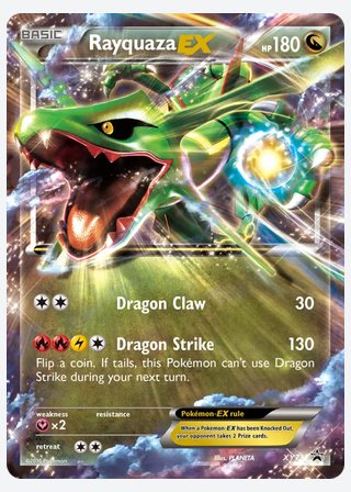 Rayquaza EX — catalogusbeeld