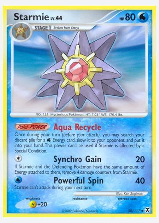 Starmie — catalogusbeeld
