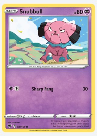 Snubbull — catalogusbeeld