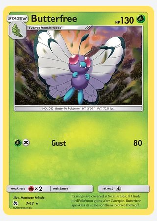 Butterfree — catalogusbeeld