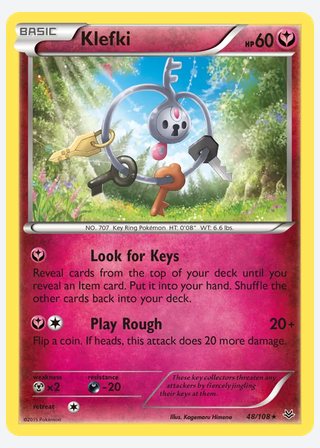 Klefki — catalogusbeeld