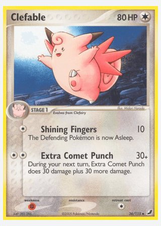 Clefable — catalogusbeeld