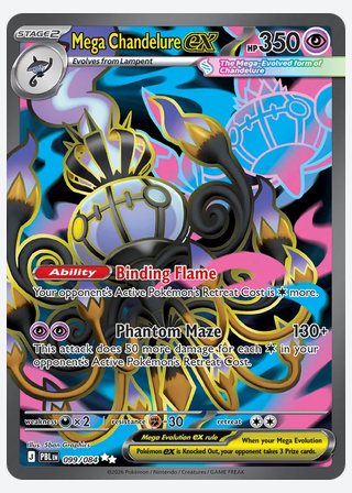 Mega Chandelure ex — catalogusbeeld