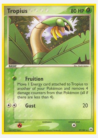 Tropius — catalogusbeeld