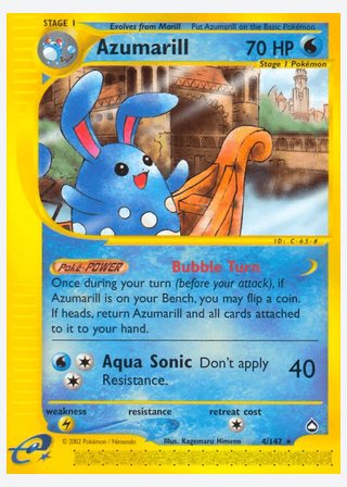 Azumarill — catalogusbeeld