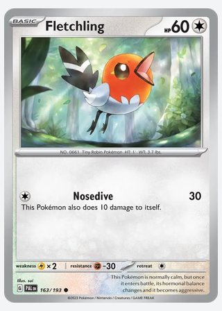 Fletchling — catalogusbeeld