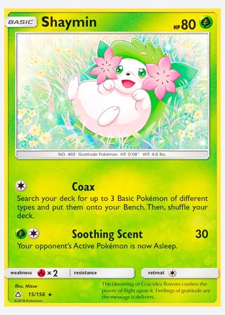 Shaymin — catalogusbeeld