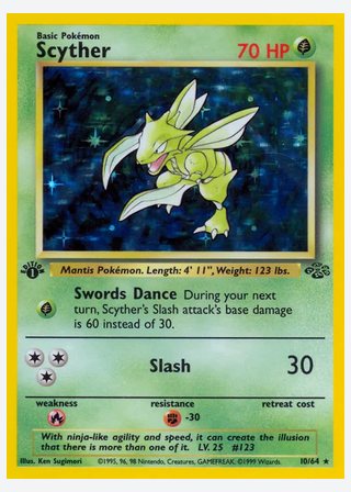 Scyther — catalogusbeeld