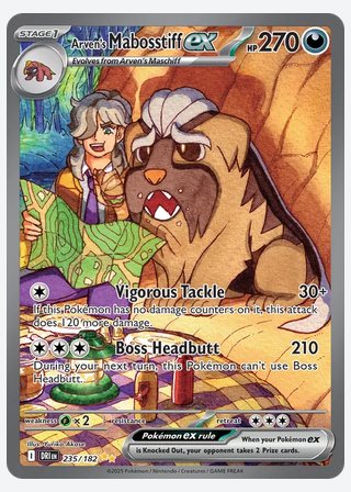 Arven's Mabosstiff ex — catalogusbeeld