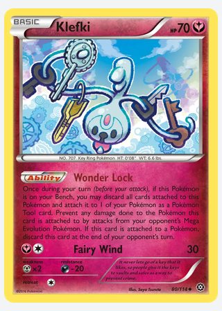 Klefki — catalogusbeeld