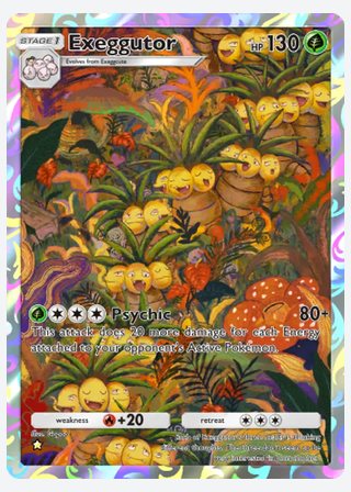 Exeggutor — catalogusbeeld