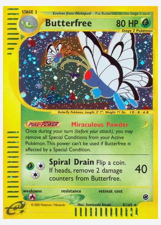 Butterfree — catalogusbeeld
