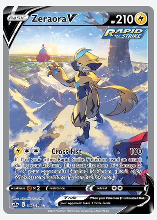 Zeraora V — catalogusbeeld