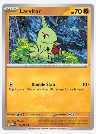 Larvitar — catalogusbeeld