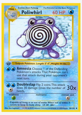 Poliwhirl — catalogusbeeld