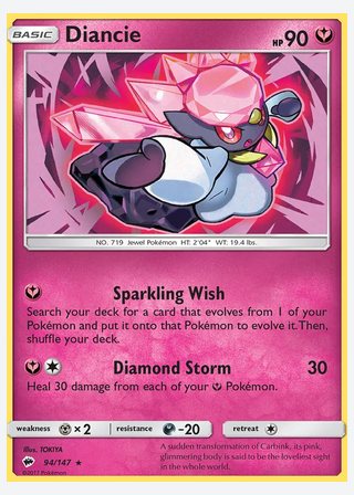 Diancie — catalogusbeeld