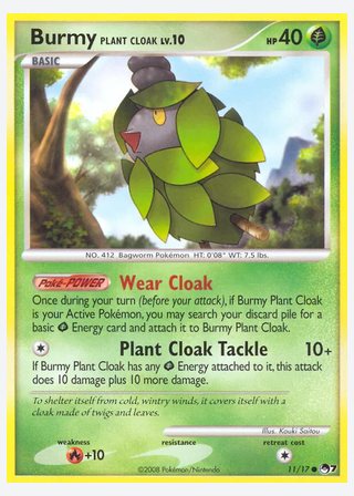 Burmy Plant Cloak — catalogusbeeld