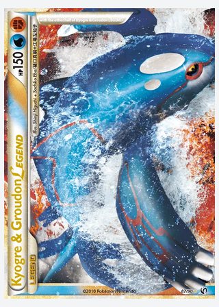 Kyogre & Groudon LEGEND — catalogusbeeld