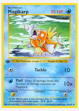 Magikarp — catalogusbeeld