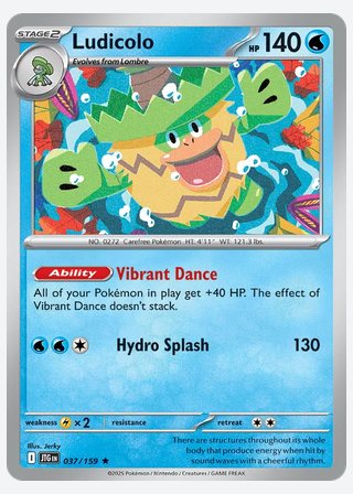 Ludicolo — catalogusbeeld