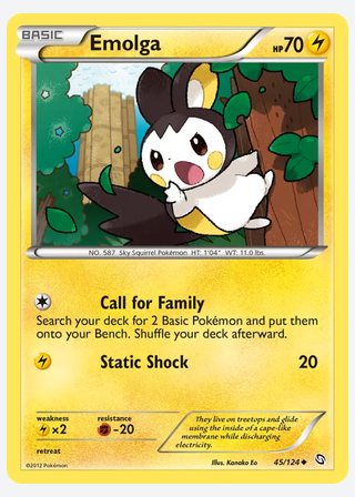 Emolga — catalogusbeeld