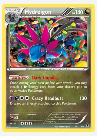 Hydreigon — catalogusbeeld