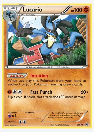 Lucario — catalogusbeeld