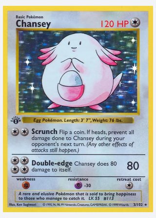 Chansey — catalogusbeeld
