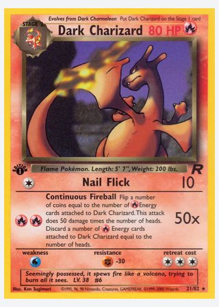 Dark Charizard — catalogusbeeld