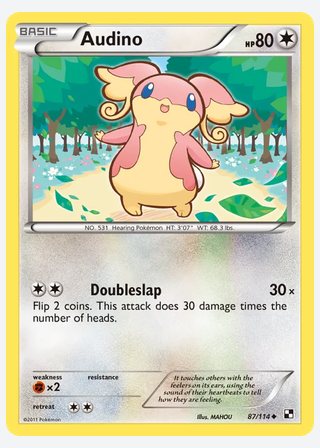 Audino — catalogusbeeld