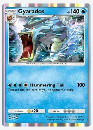 Gyarados — catalogusbeeld