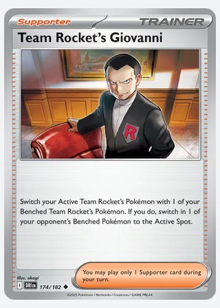 Team Rocket's Giovanni — catalogusbeeld