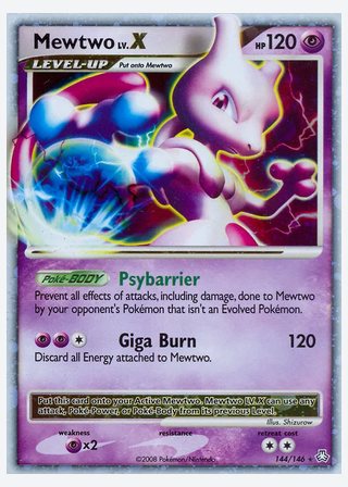 Mewtwo — catalogusbeeld